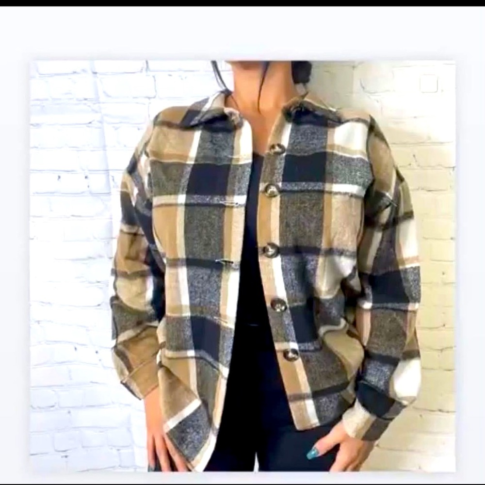 Brown flannel